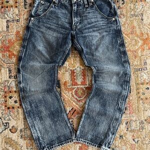 Levi's Distressed Indigo Relaxed Jeans
